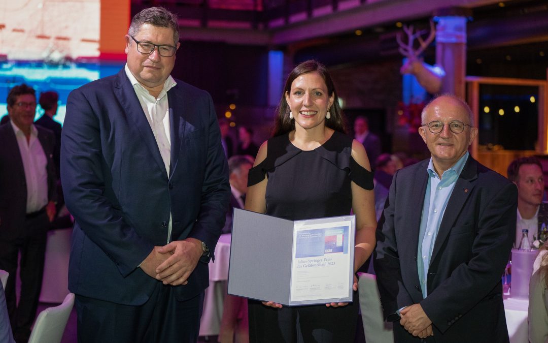 Congratulation to Dr. Miriam Kliewer for winning the prestigious Julius Springer Prize!